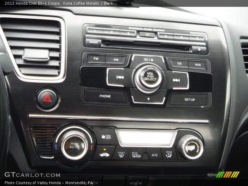 Controls of 2013 Civic EX-L Coupe
