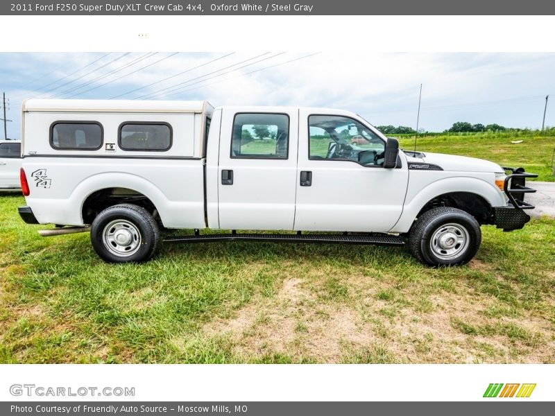 Oxford White / Steel Gray 2011 Ford F250 Super Duty XLT Crew Cab 4x4