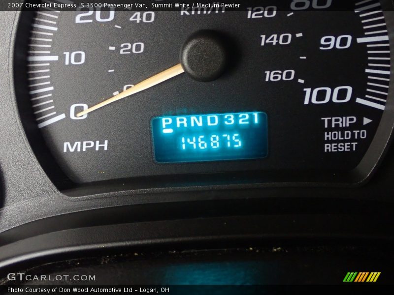 Summit White / Medium Pewter 2007 Chevrolet Express LS 3500 Passenger Van