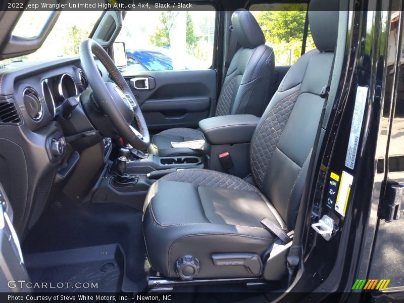 Black / Black 2022 Jeep Wrangler Unlimited High Altitude 4x4
