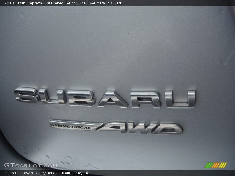  2018 Impreza 2.0i Limited 5-Door Logo