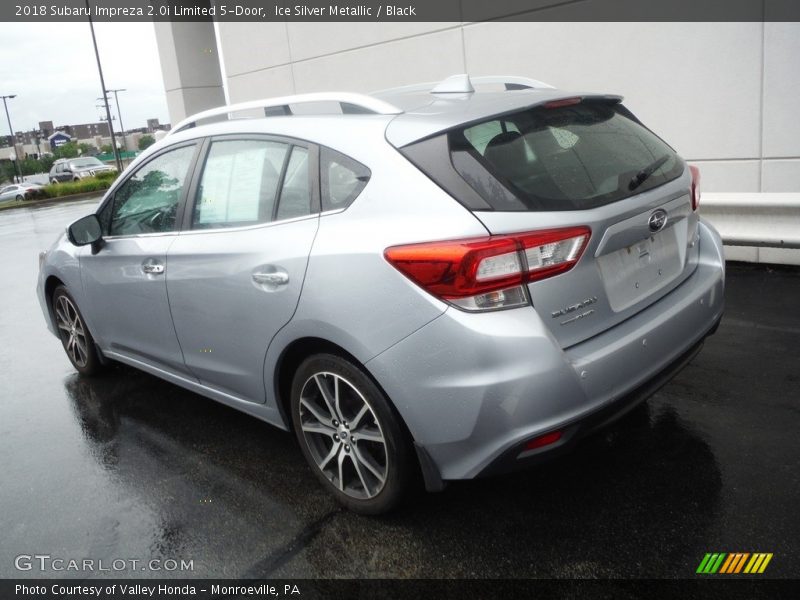 Ice Silver Metallic / Black 2018 Subaru Impreza 2.0i Limited 5-Door