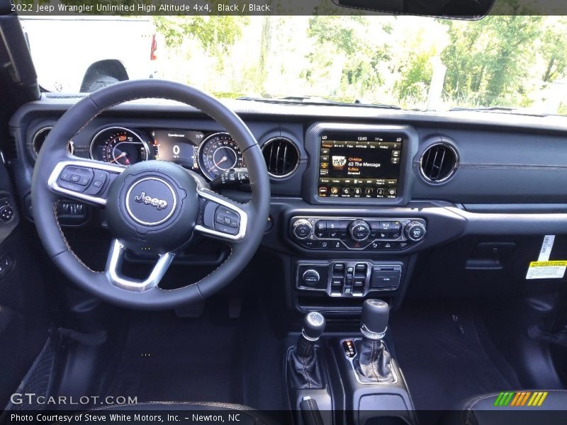 Black / Black 2022 Jeep Wrangler Unlimited High Altitude 4x4