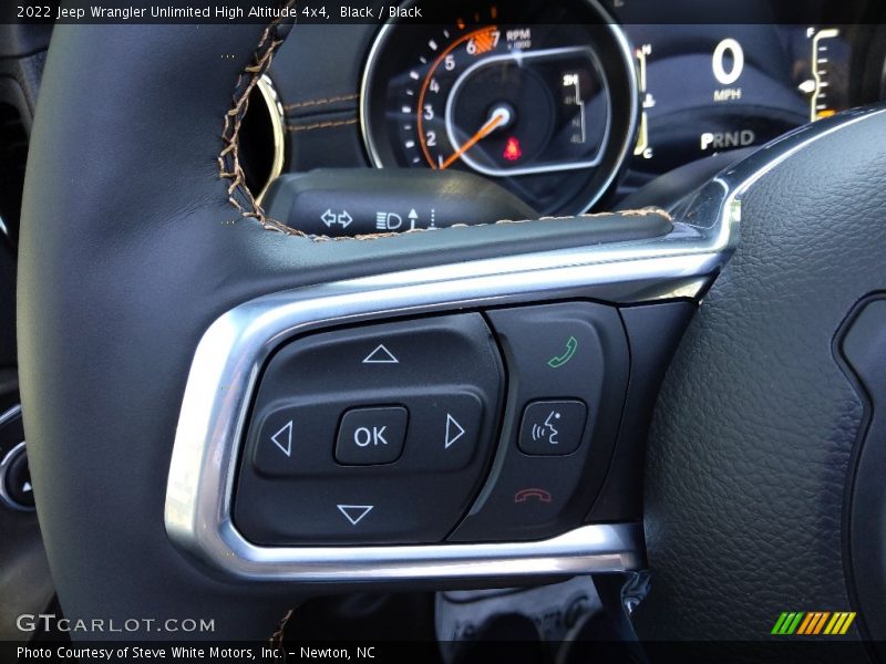 Black / Black 2022 Jeep Wrangler Unlimited High Altitude 4x4