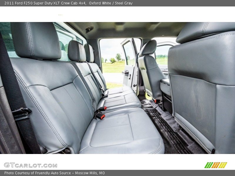 Oxford White / Steel Gray 2011 Ford F250 Super Duty XLT Crew Cab 4x4