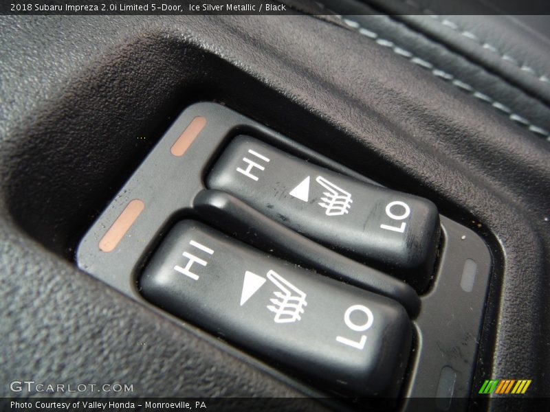 Controls of 2018 Impreza 2.0i Limited 5-Door