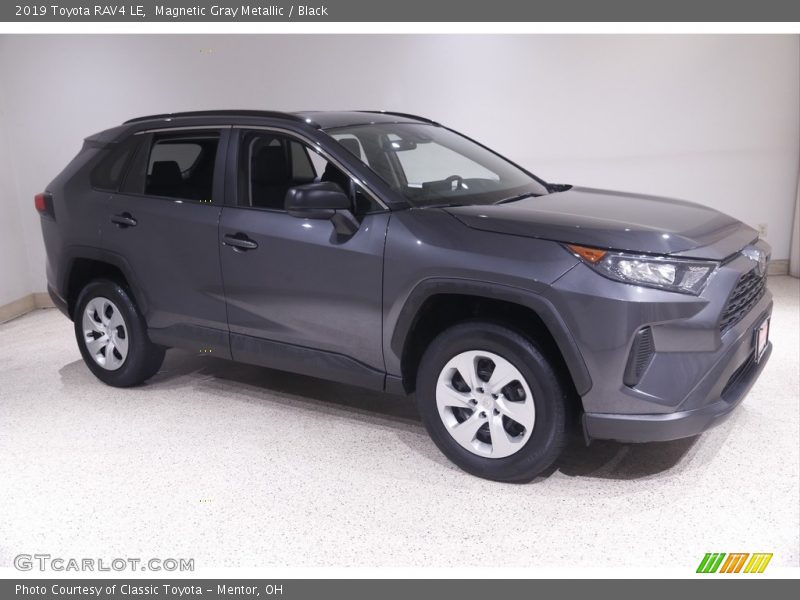 Magnetic Gray Metallic / Black 2019 Toyota RAV4 LE