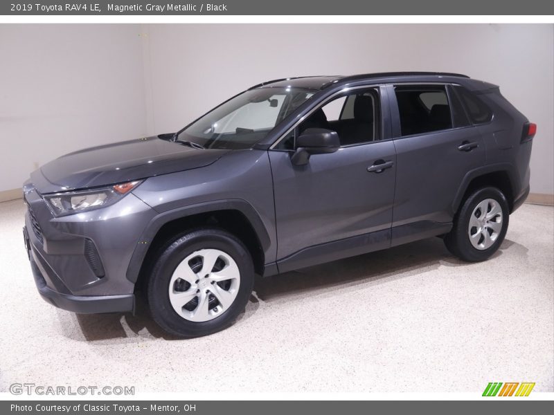 Magnetic Gray Metallic / Black 2019 Toyota RAV4 LE