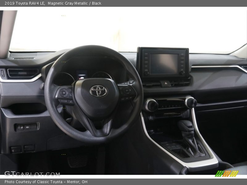 Magnetic Gray Metallic / Black 2019 Toyota RAV4 LE