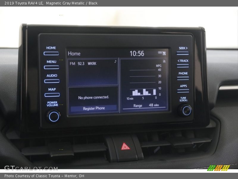 Magnetic Gray Metallic / Black 2019 Toyota RAV4 LE