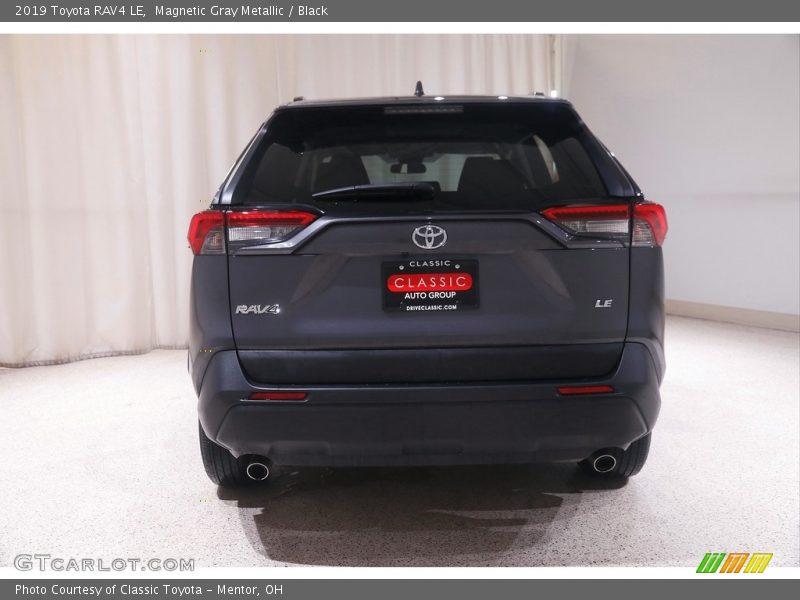 Magnetic Gray Metallic / Black 2019 Toyota RAV4 LE