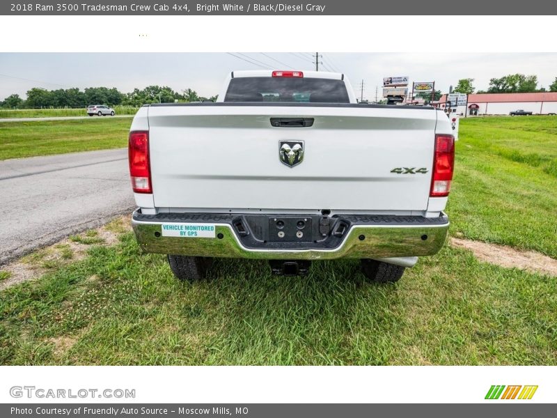 Bright White / Black/Diesel Gray 2018 Ram 3500 Tradesman Crew Cab 4x4