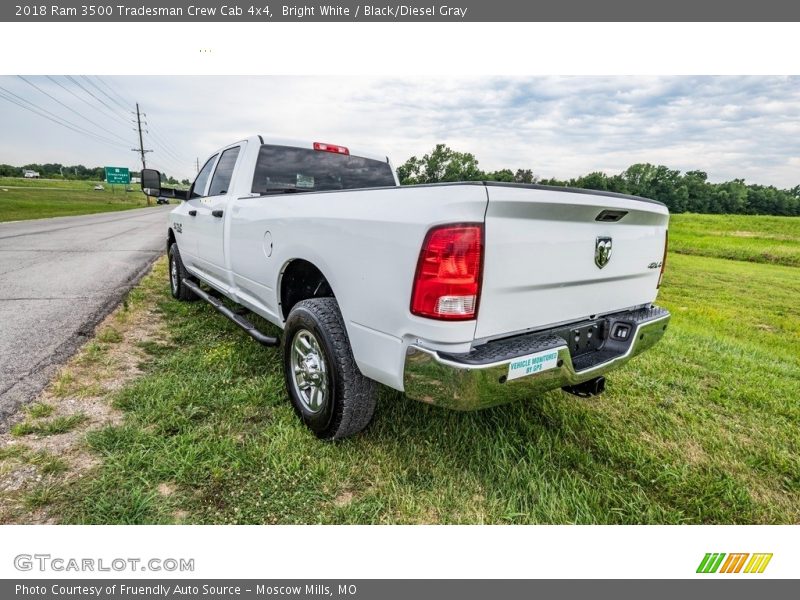 Bright White / Black/Diesel Gray 2018 Ram 3500 Tradesman Crew Cab 4x4