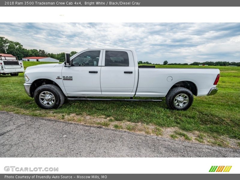 Bright White / Black/Diesel Gray 2018 Ram 3500 Tradesman Crew Cab 4x4