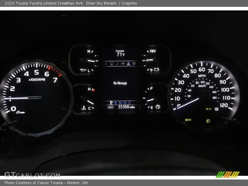 Silver Sky Metallic / Graphite 2020 Toyota Tundra Limited CrewMax 4x4