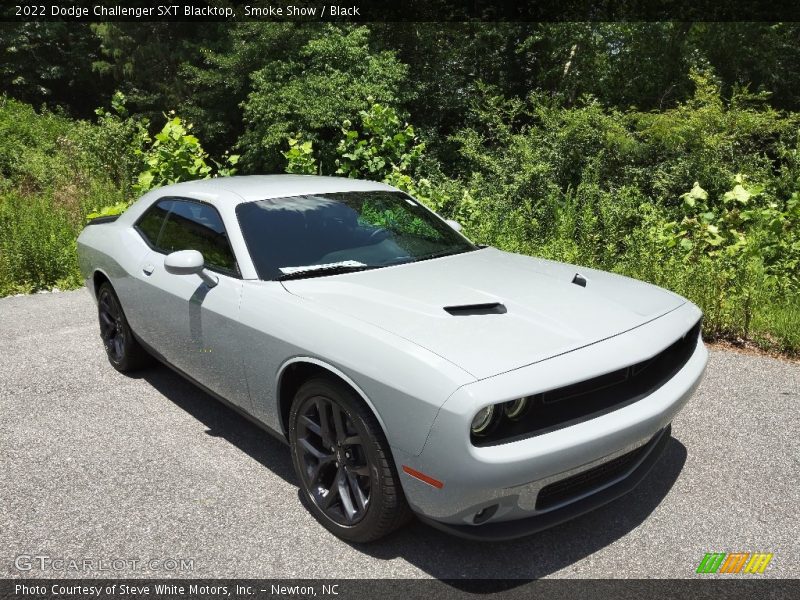 Front 3/4 View of 2022 Challenger SXT Blacktop