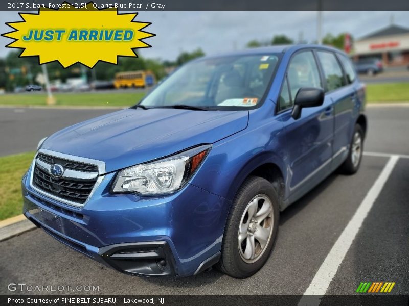 Quartz Blue Pearl / Gray 2017 Subaru Forester 2.5i