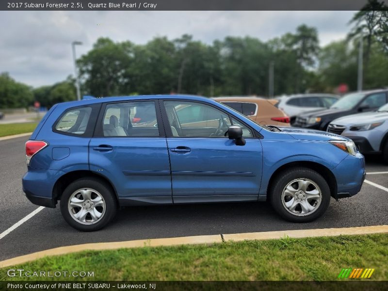 Quartz Blue Pearl / Gray 2017 Subaru Forester 2.5i