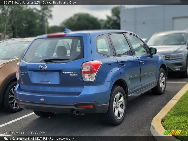 Quartz Blue Pearl / Gray 2017 Subaru Forester 2.5i
