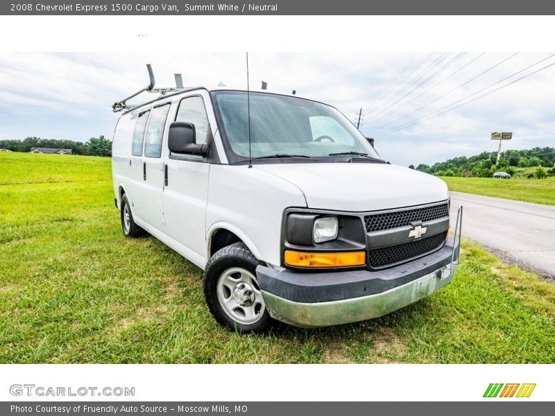 Summit White / Neutral 2008 Chevrolet Express 1500 Cargo Van