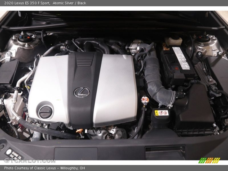 Atomic Silver / Black 2020 Lexus ES 350 F Sport