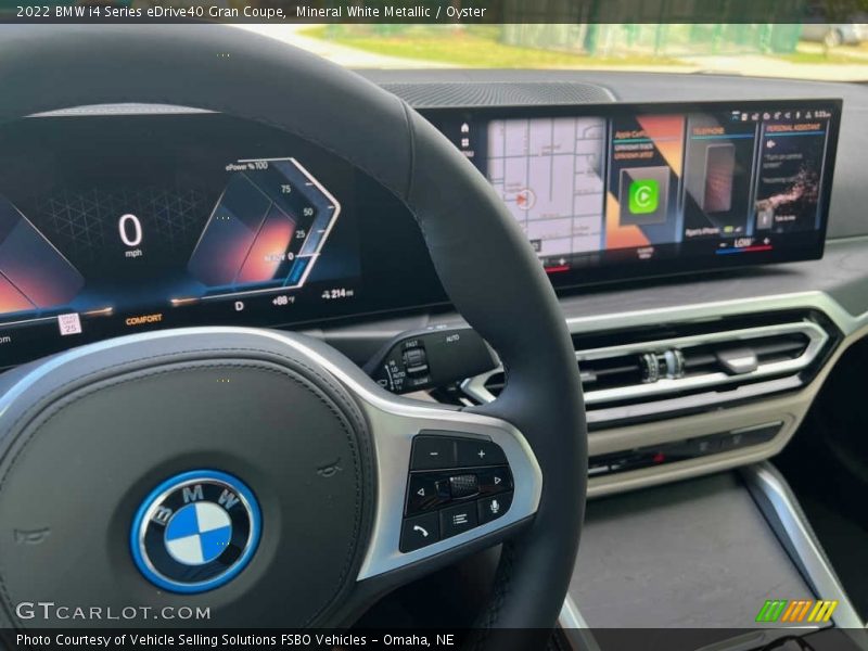 Mineral White Metallic / Oyster 2022 BMW i4 Series eDrive40 Gran Coupe