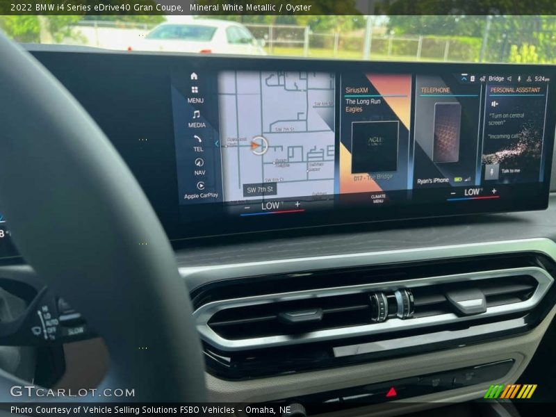 Mineral White Metallic / Oyster 2022 BMW i4 Series eDrive40 Gran Coupe