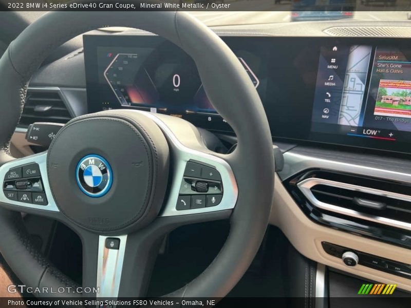 Mineral White Metallic / Oyster 2022 BMW i4 Series eDrive40 Gran Coupe