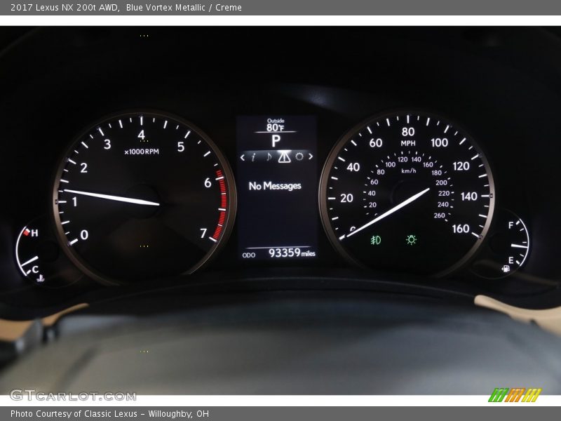  2017 NX 200t AWD 200t AWD Gauges