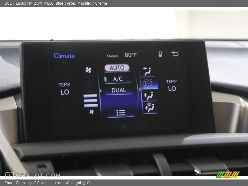 Blue Vortex Metallic / Creme 2017 Lexus NX 200t AWD