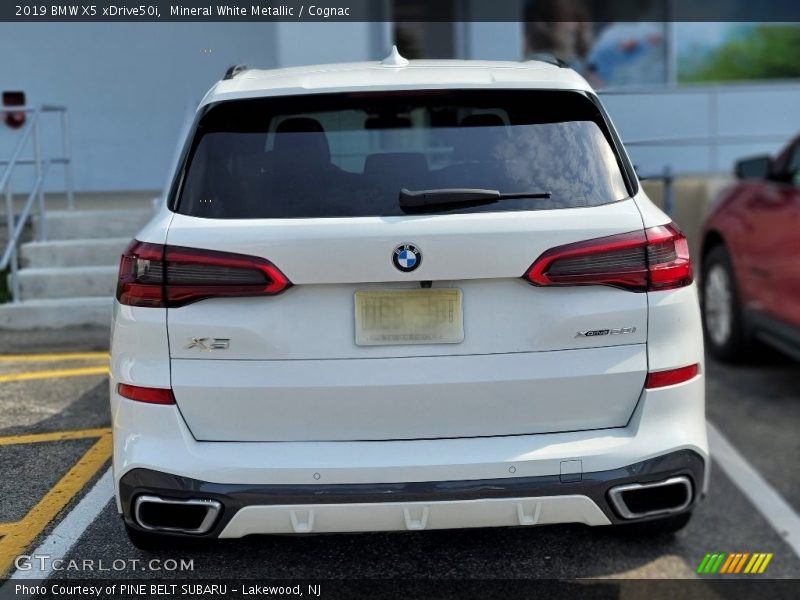 Mineral White Metallic / Cognac 2019 BMW X5 xDrive50i