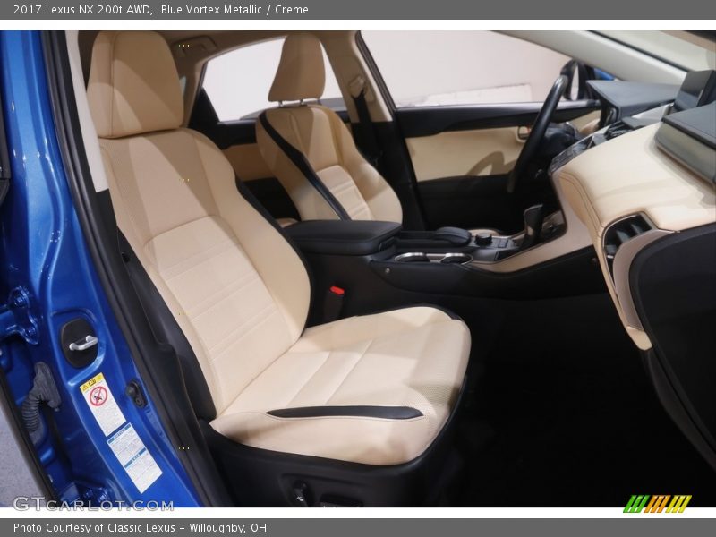 Front Seat of 2017 NX 200t AWD