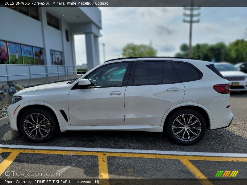 Mineral White Metallic / Cognac 2019 BMW X5 xDrive50i