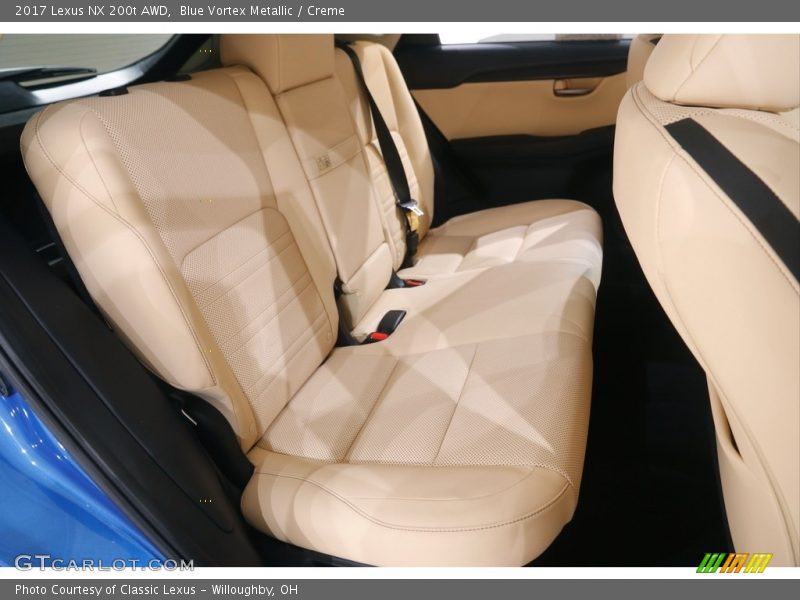 Rear Seat of 2017 NX 200t AWD