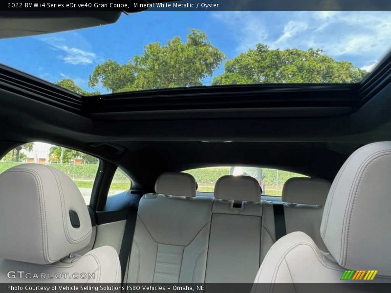 Mineral White Metallic / Oyster 2022 BMW i4 Series eDrive40 Gran Coupe