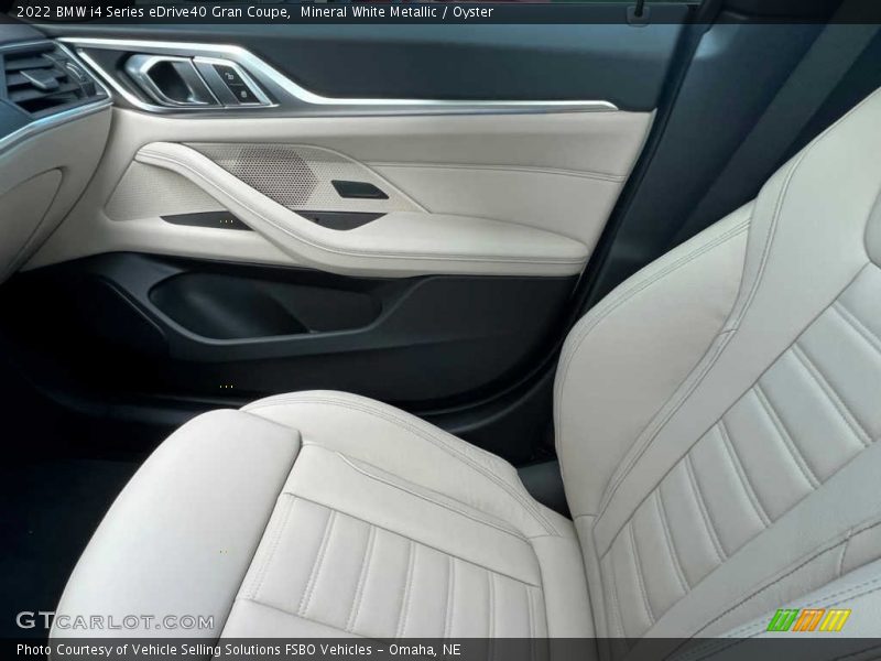 Mineral White Metallic / Oyster 2022 BMW i4 Series eDrive40 Gran Coupe