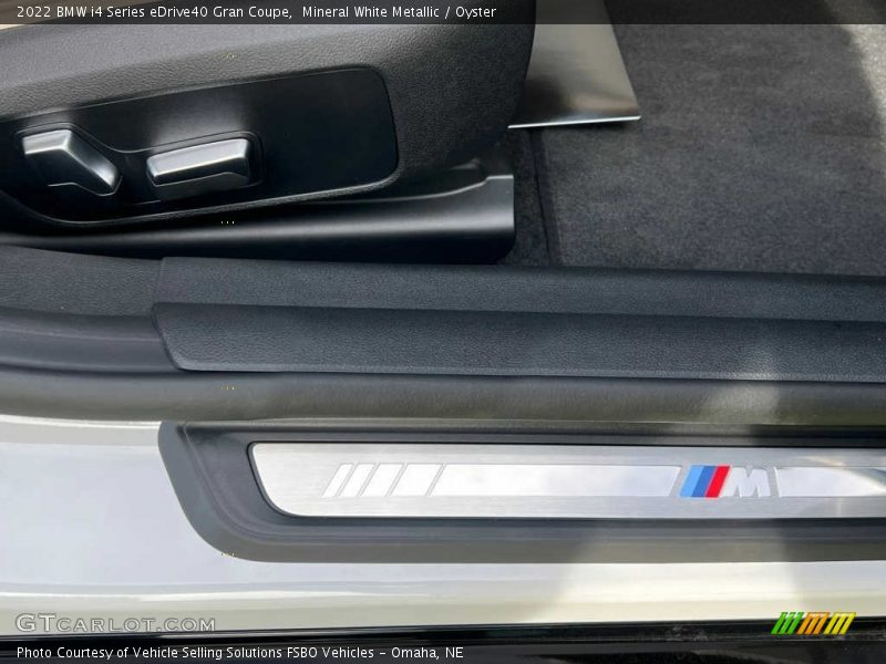 Mineral White Metallic / Oyster 2022 BMW i4 Series eDrive40 Gran Coupe