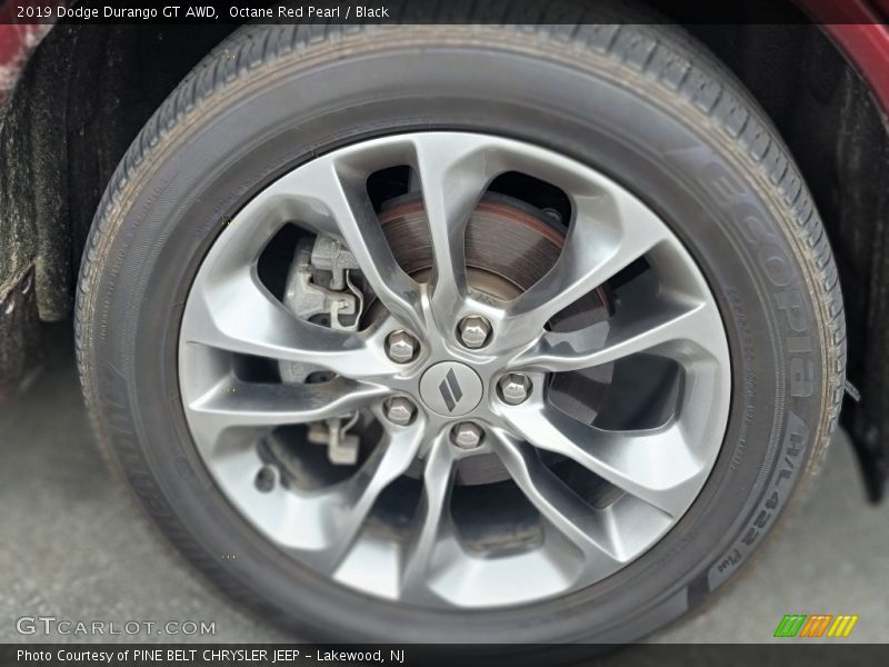 Octane Red Pearl / Black 2019 Dodge Durango GT AWD