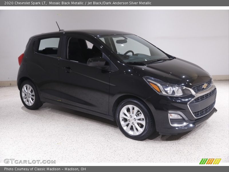 Mosaic Black Metallic / Jet Black/Dark Anderson Silver Metallic 2020 Chevrolet Spark LT