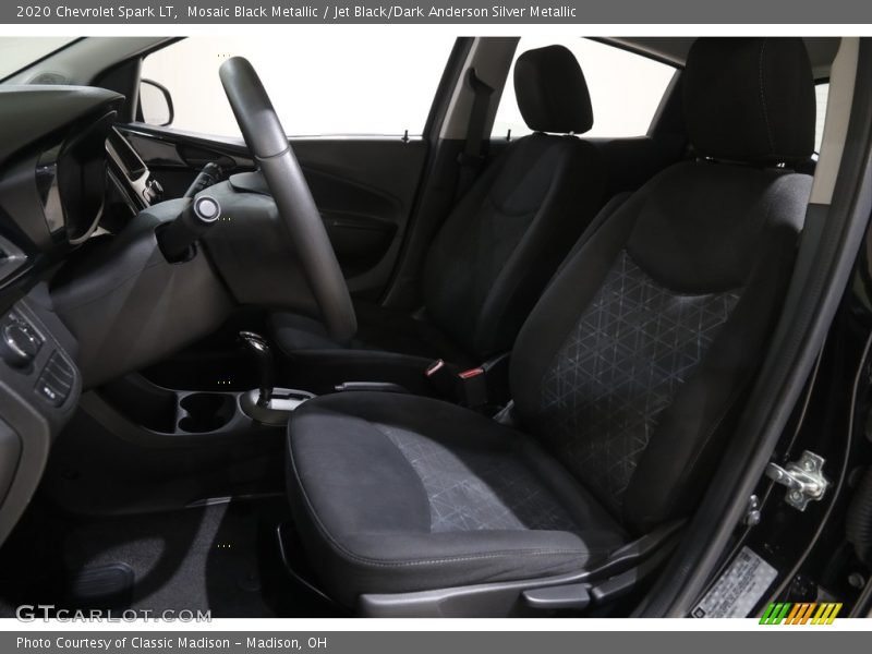 Mosaic Black Metallic / Jet Black/Dark Anderson Silver Metallic 2020 Chevrolet Spark LT