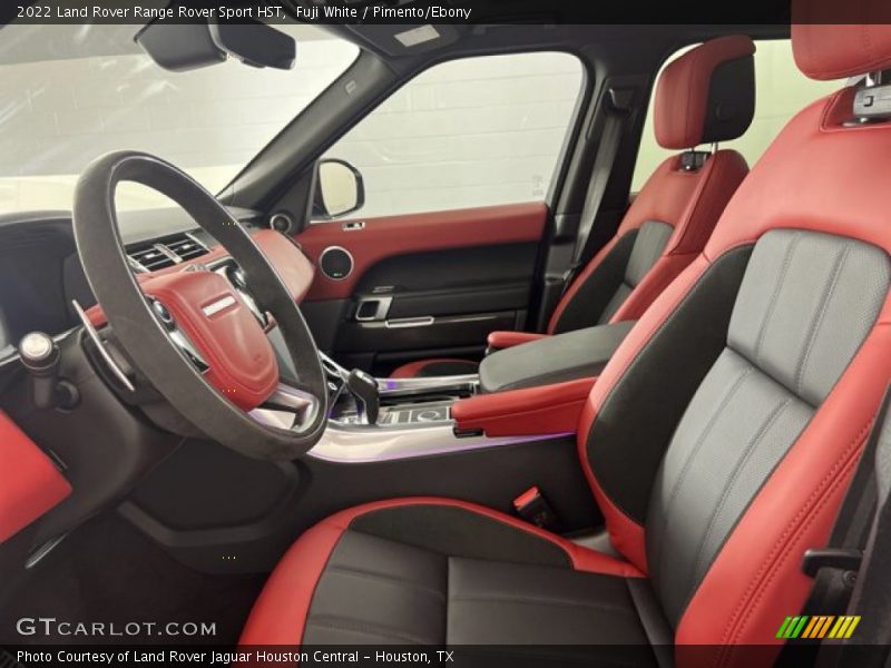 Front Seat of 2022 Range Rover Sport HST