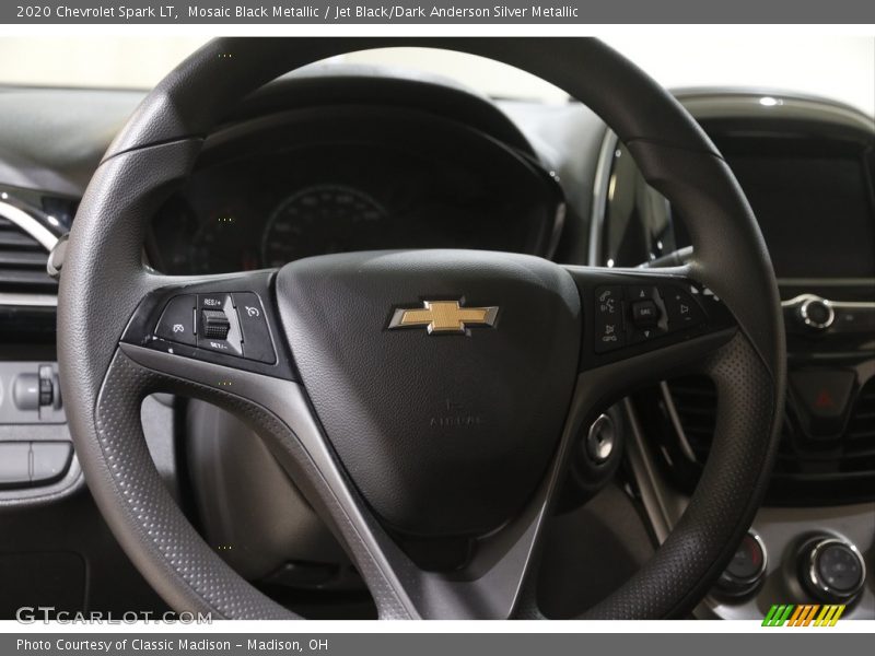 Mosaic Black Metallic / Jet Black/Dark Anderson Silver Metallic 2020 Chevrolet Spark LT