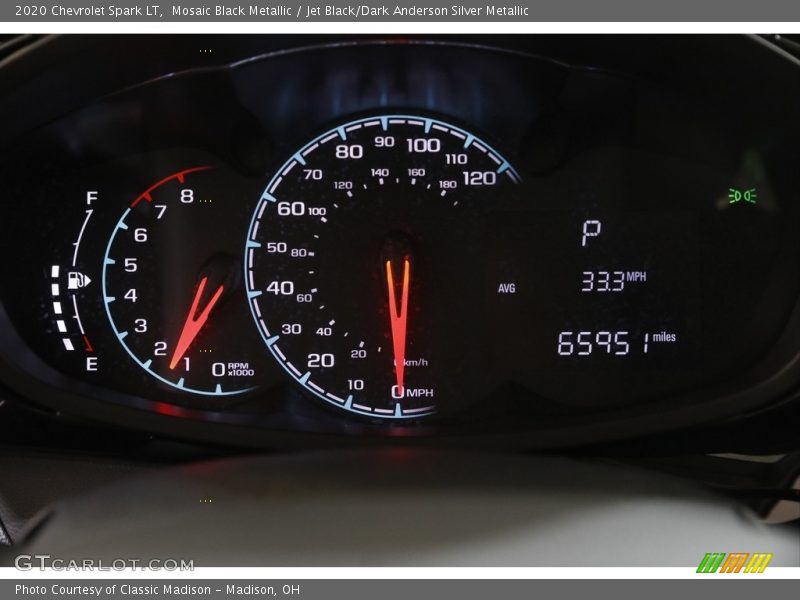 Mosaic Black Metallic / Jet Black/Dark Anderson Silver Metallic 2020 Chevrolet Spark LT