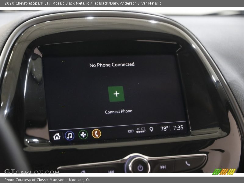 Mosaic Black Metallic / Jet Black/Dark Anderson Silver Metallic 2020 Chevrolet Spark LT