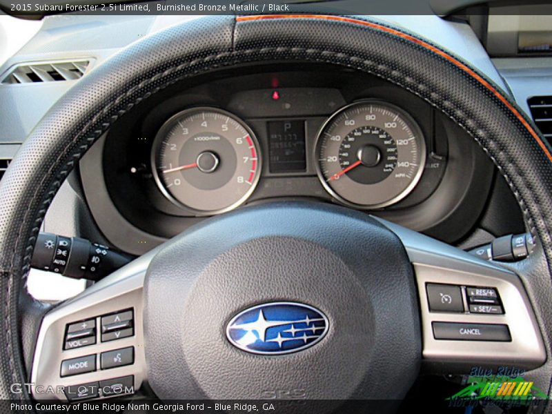 Burnished Bronze Metallic / Black 2015 Subaru Forester 2.5i Limited