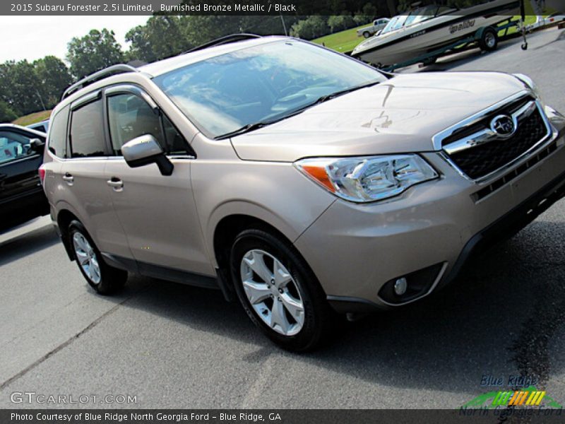 Burnished Bronze Metallic / Black 2015 Subaru Forester 2.5i Limited