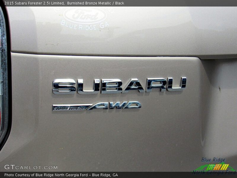 Burnished Bronze Metallic / Black 2015 Subaru Forester 2.5i Limited