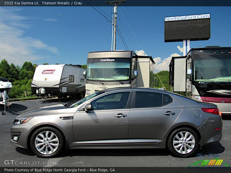 Titanium Metallic / Gray 2015 Kia Optima LX