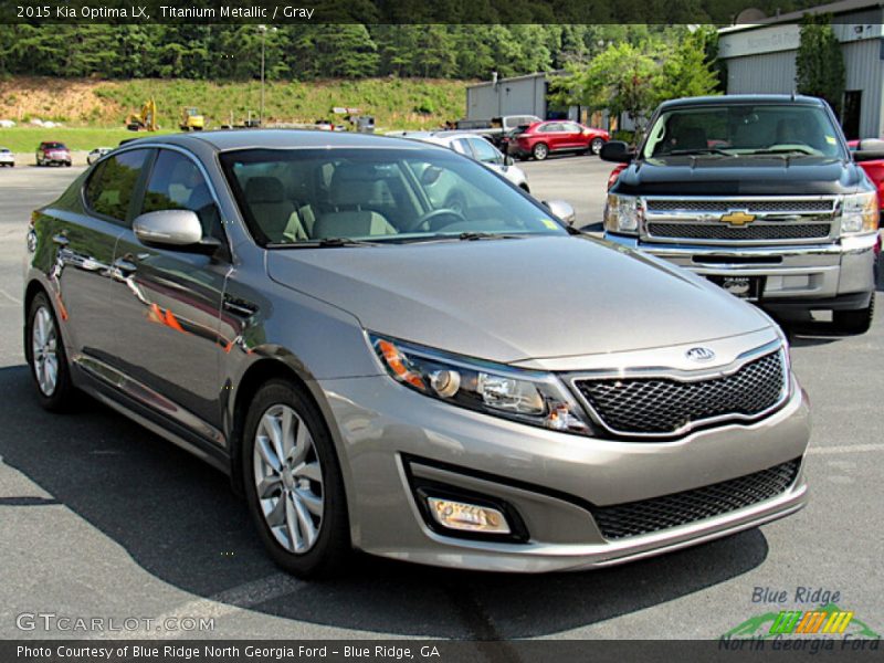 Titanium Metallic / Gray 2015 Kia Optima LX