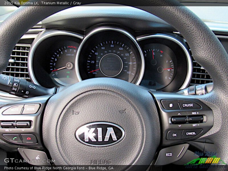 Titanium Metallic / Gray 2015 Kia Optima LX